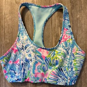 Lilly Pulitzer sports bra size small!  Good condition!